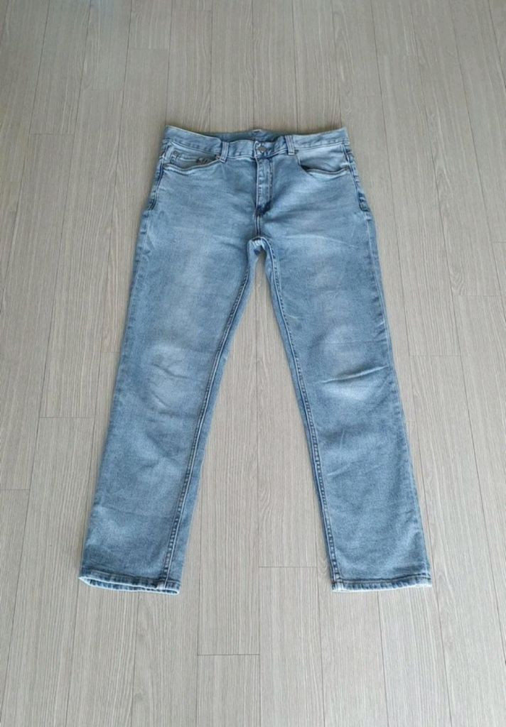 무신사 더니트컴퍼니 연청 워싱데님 레귤러 청바지31인치 이미지