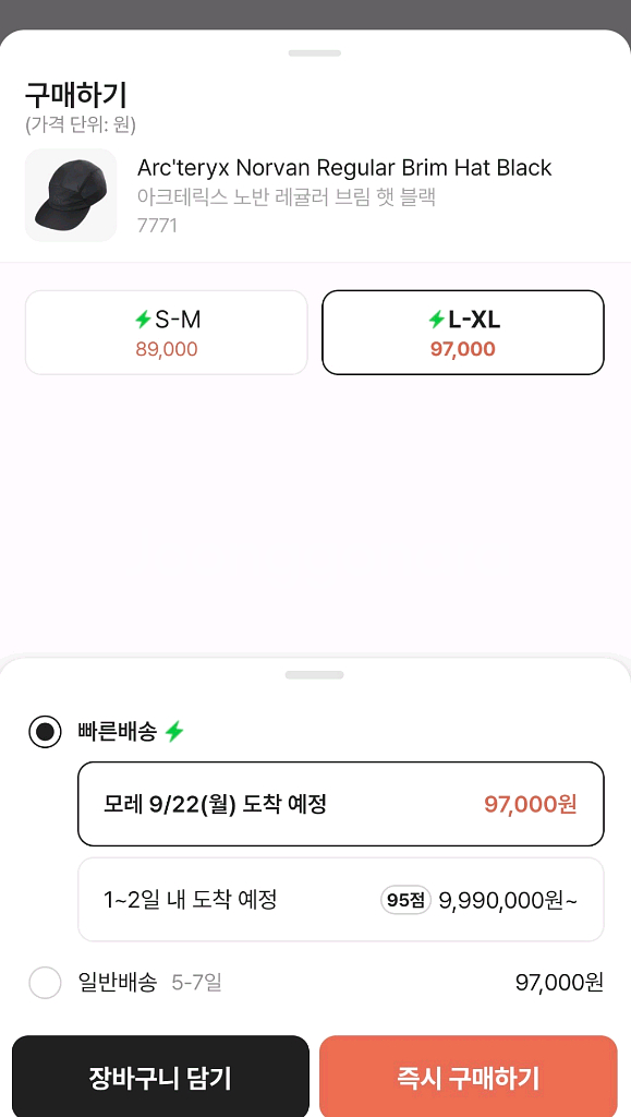 아크테릭스 노반 브림햇 L-XL--1