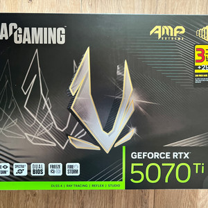 Zotac RTX 5070 ti AMP 미개봉