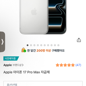 아이폰 17 프로맥스 256 512