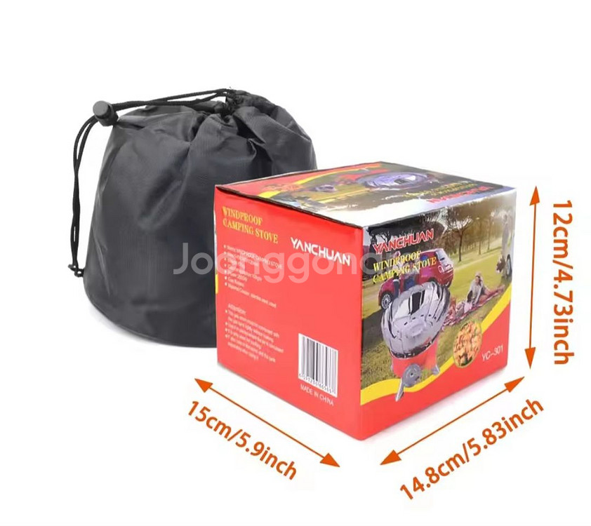 캠핑 휴대용 접이식 미니 부탄 가스버너 스토브 부르스타--1