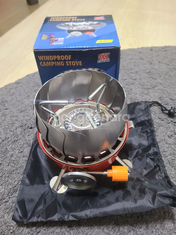 캠핑 휴대용 접이식 미니 부탄 가스버너 스토브 부르스타--2