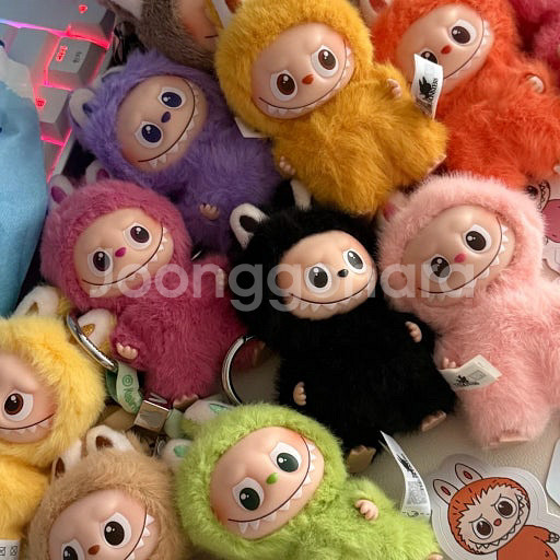 정품 미니라부부 알바펫 키링 세트--0