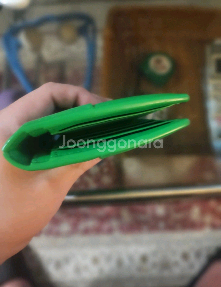 보테가베네타 맥시 장지갑 그린--5