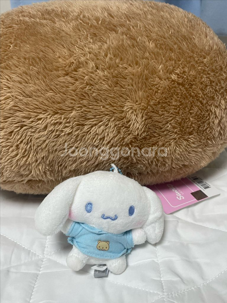 산리오 베어후드 시나모롤 인형키링 새상품(정품)--0