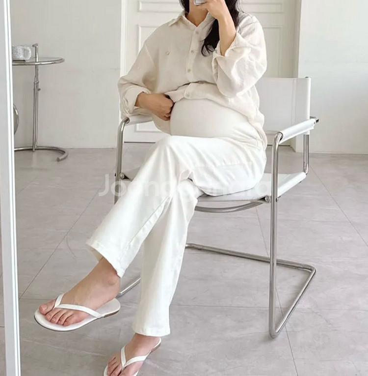 임산부 바지 임부복 와이드핏 XL--2