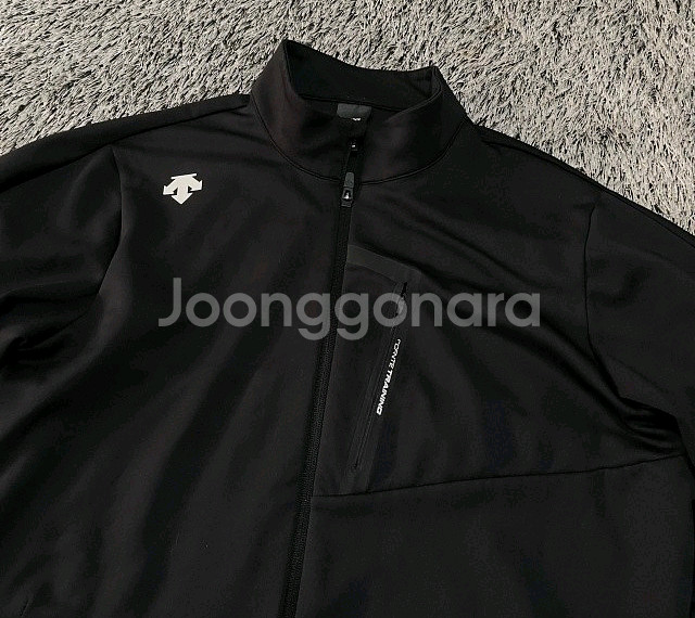 데상트 블랙 자켓 105/XL--1
