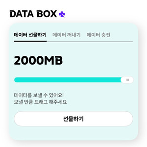 kt 데이터 2기가