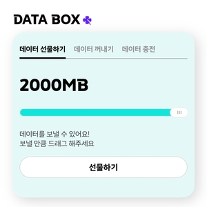 kt 데이터 2기가