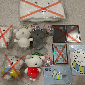 가나디 굿즈들