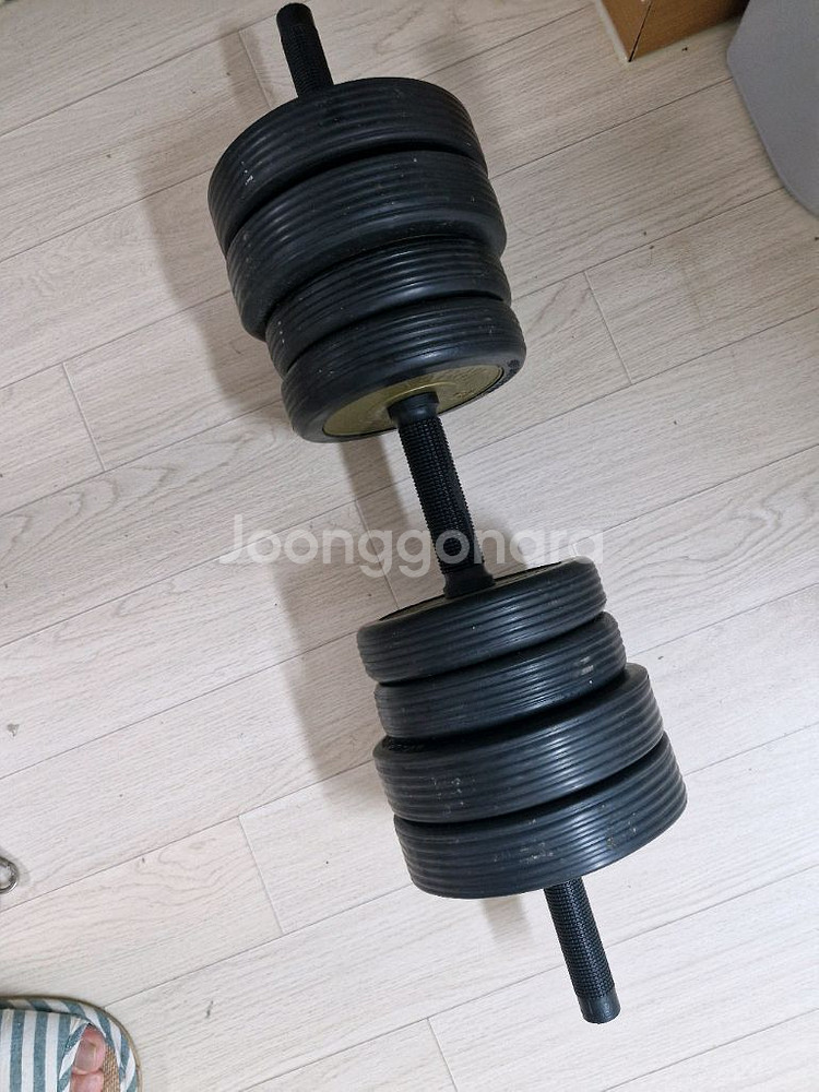 바벨 1.5kg x4 2kgx4 총14kg 사진2장--1