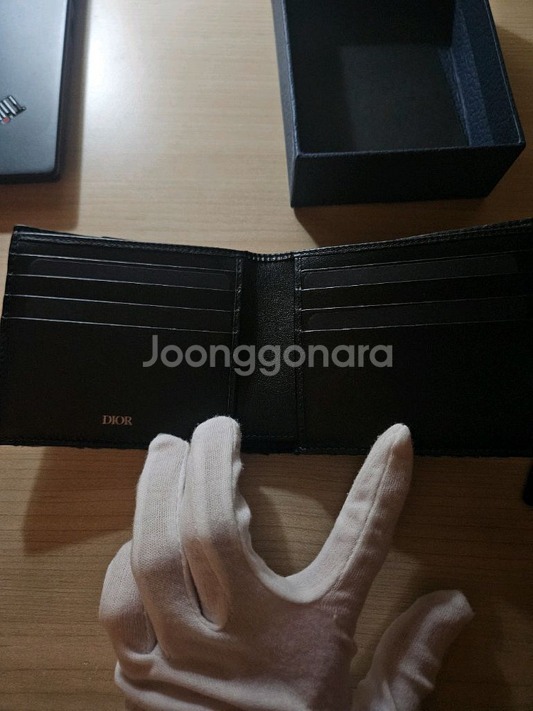 [새상품] 디올 오블리크 자카드 반지갑--1