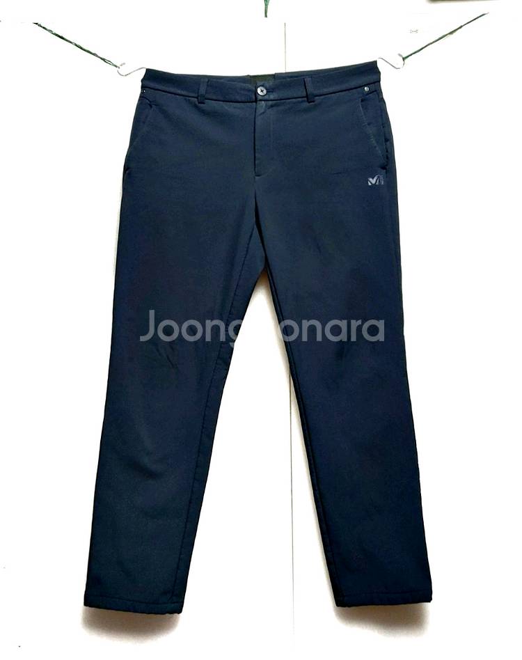 밀레 남성겨울등산복바지36/기모바지 스판바지--0