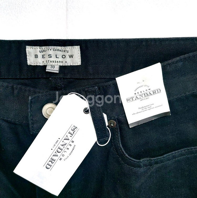 새제품/BESLOW 청바지30-31 블랙진--1