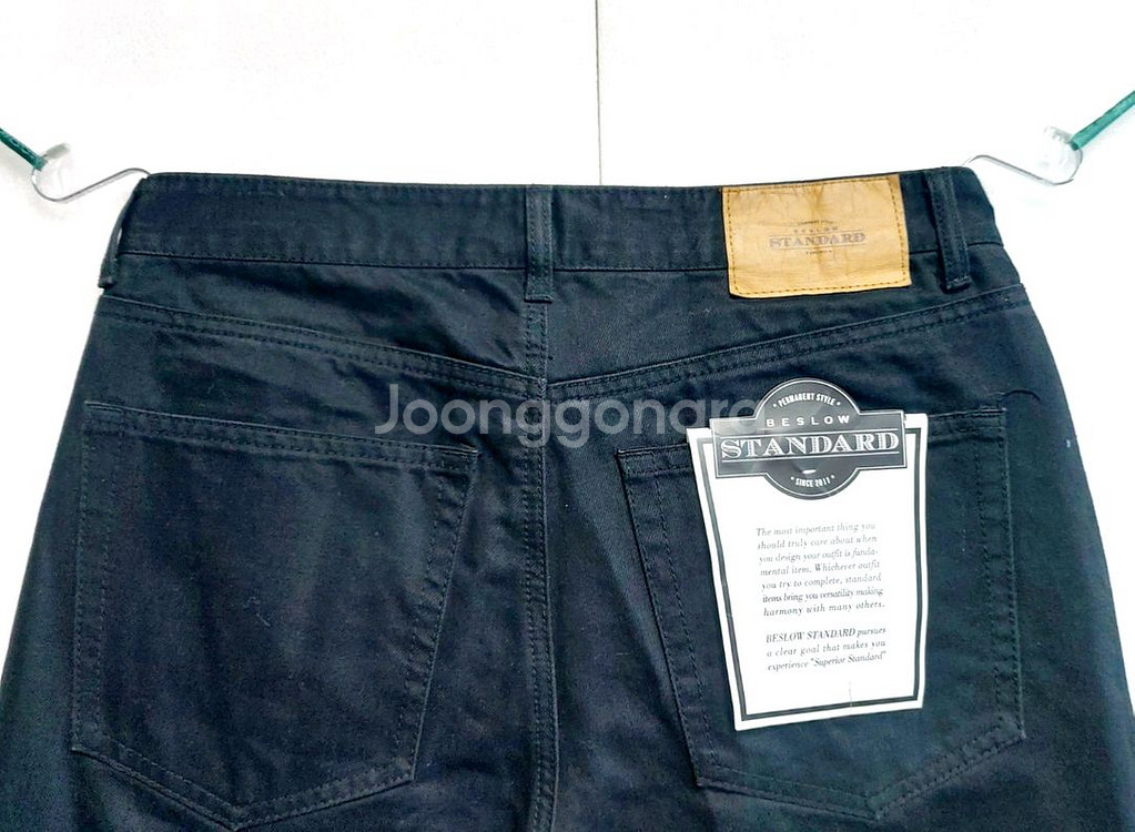 새제품/BESLOW 청바지30-31 블랙진--2