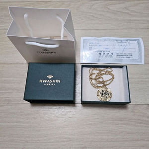18k 금목걸이 펜던트