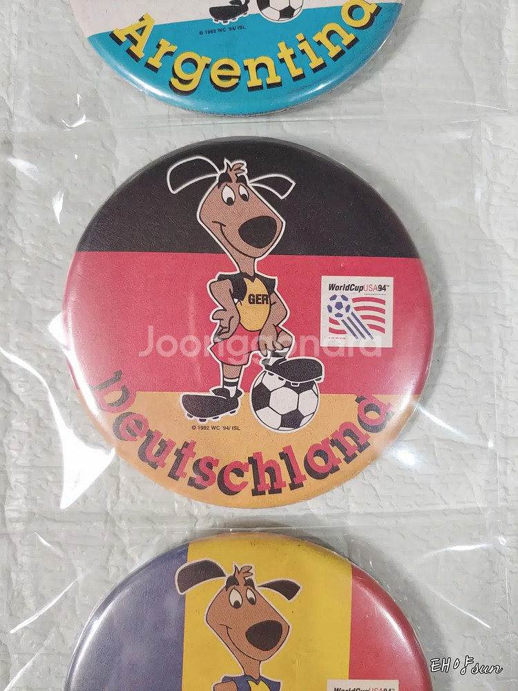 1994년 미국 월드컵 핀 뱃지 13개--4