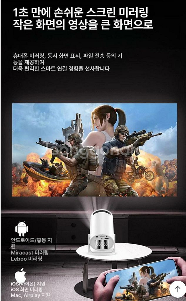 Hy300 pro 빔프로젝터 새상품 판매합니다~--3