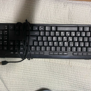 USB 유선 사무용 키보드 한글 각인