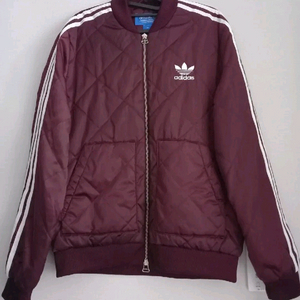 아디다스 퀄팅 버건디 마룬 트랙탑 저지 져지집업 105