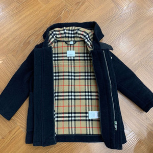 버버리 키즈 떡볶이 코트(블랙)4~7세