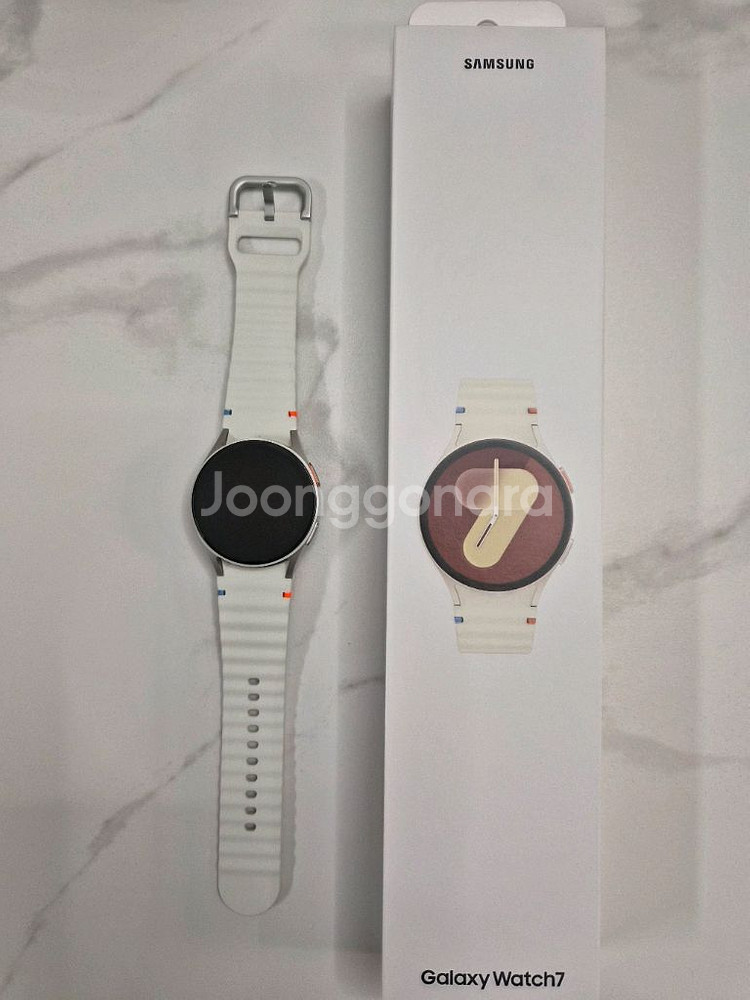 갤럭시워치7 크림색상 40mm--0