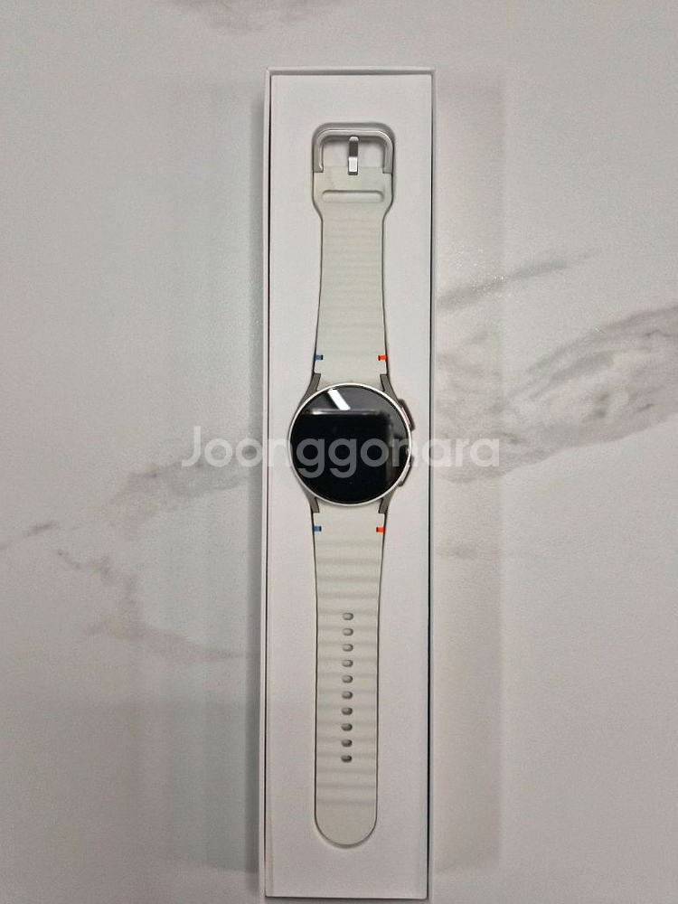 갤럭시워치7 크림색상 40mm--3