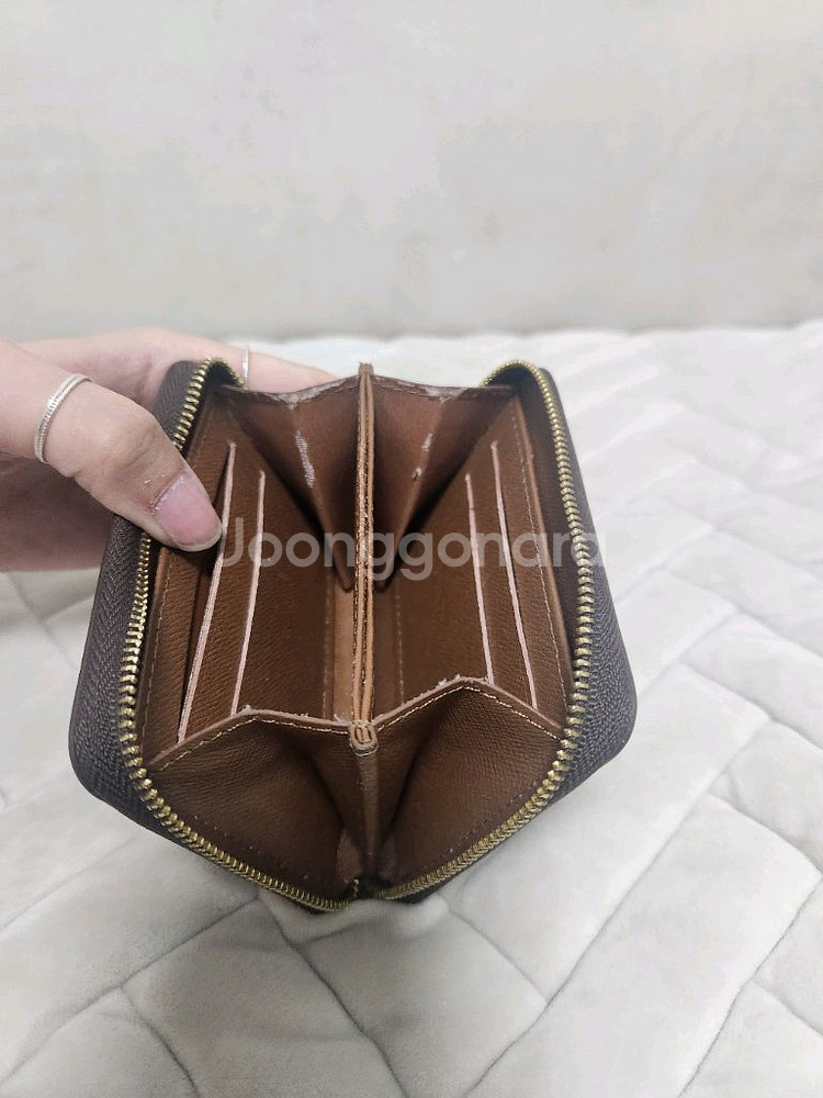 [급처]루이비통 반지갑 지퍼 코인 퍼스 모노그램--5