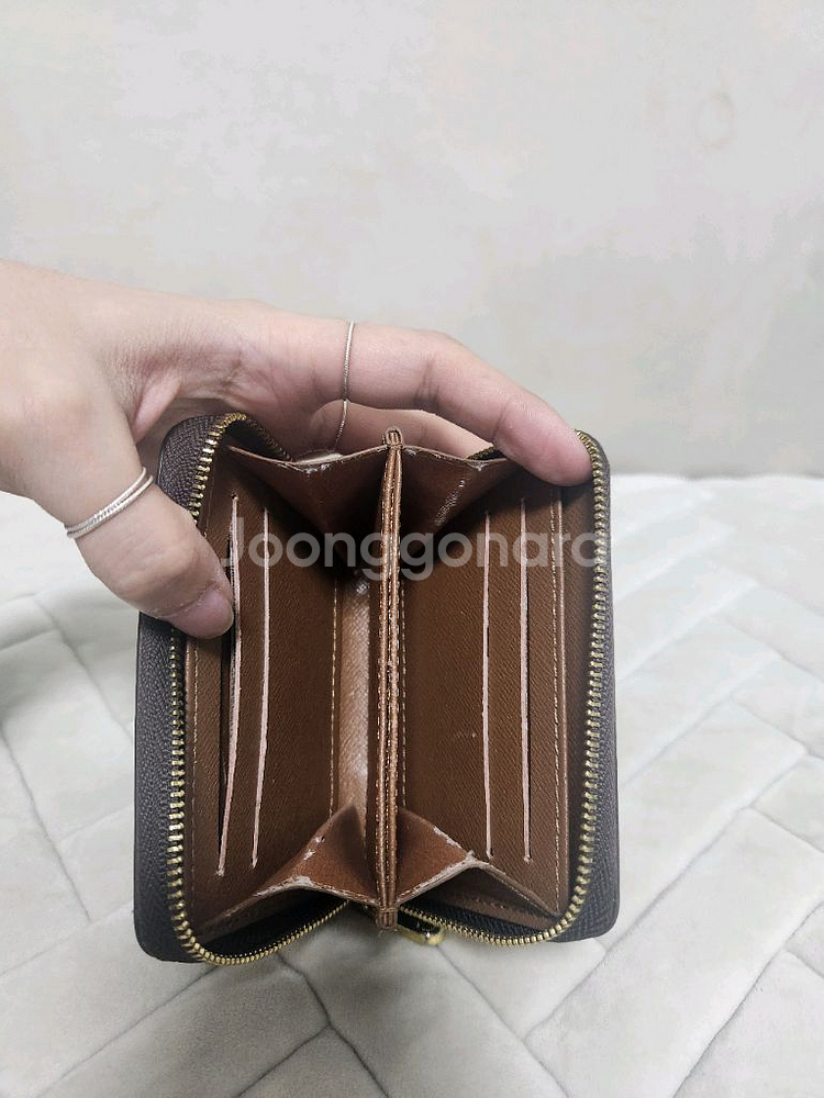 [급처]루이비통 반지갑 지퍼 코인 퍼스 모노그램--7