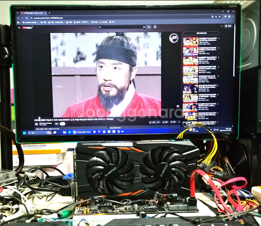 GTX1050 Ti WindForce2GB그래픽(택포)--5
