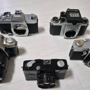 코니카/팬탁스/탑콘/코비카 필름카메라 5대