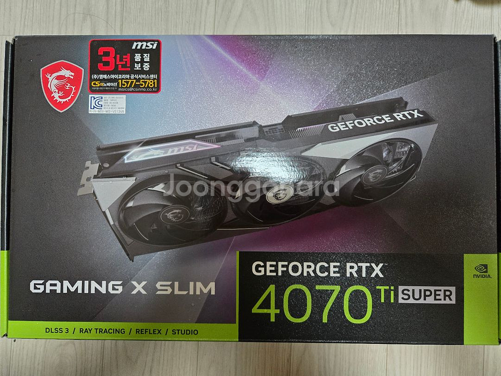 MSi RTX 4070ti super 게이밍슬림--0