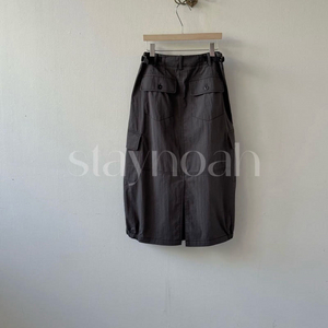 Mare 마레 카고 스커트 차콜 S