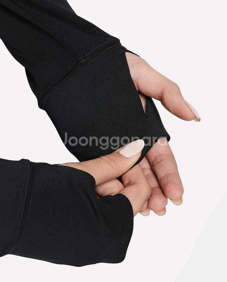 나이키프로 365 드라이핏 크롭 긴팔탑 80(S)새제품--3