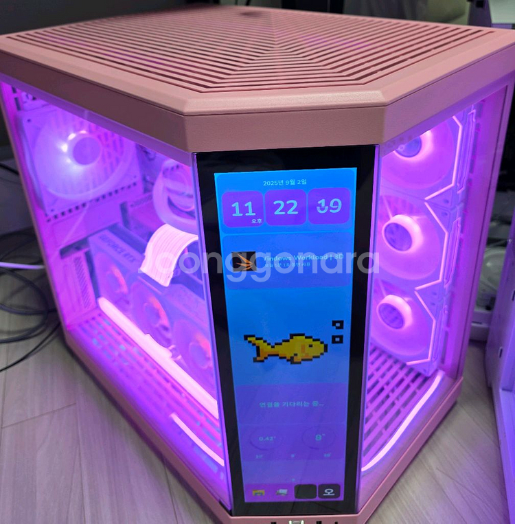 라이젠9 9950X3D 5080 Y70 핑크PC--2