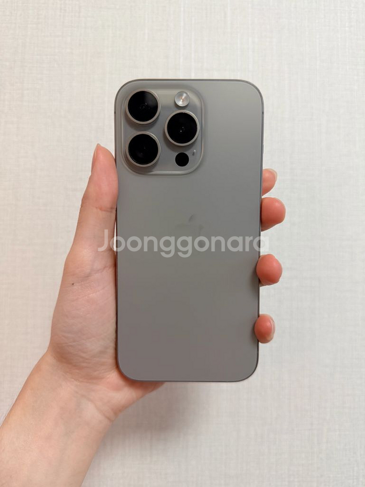 아이폰15pro 네추럴티타늄 256GB 자급제 급처--10