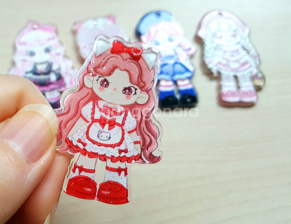 도라 아크릴 키링(새상품)--3