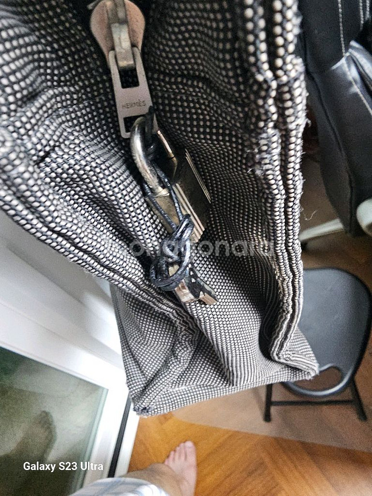 에르메스 후루토 MM 그레이 토트백 팔아요!(자물쇠,--1