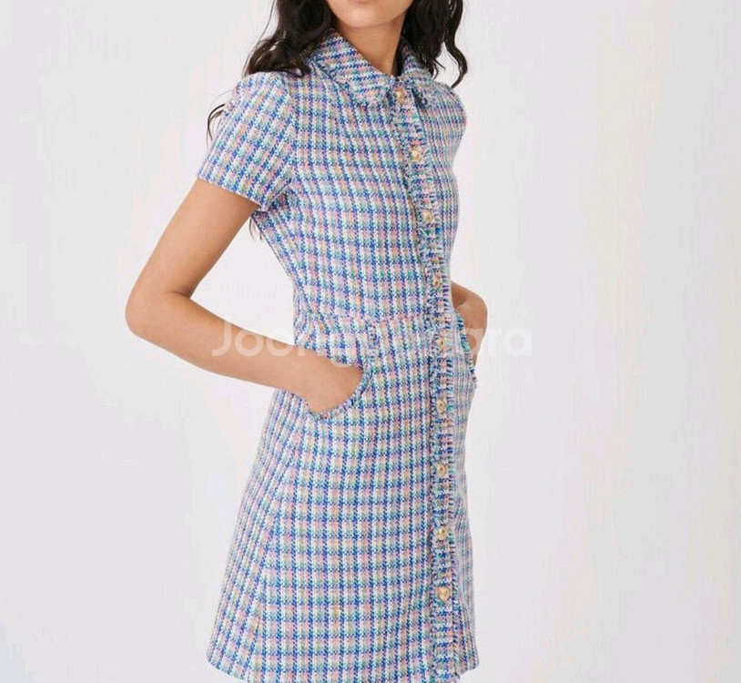 마쥬 maje 트위드 원피스 36 (택달린새옷)--0