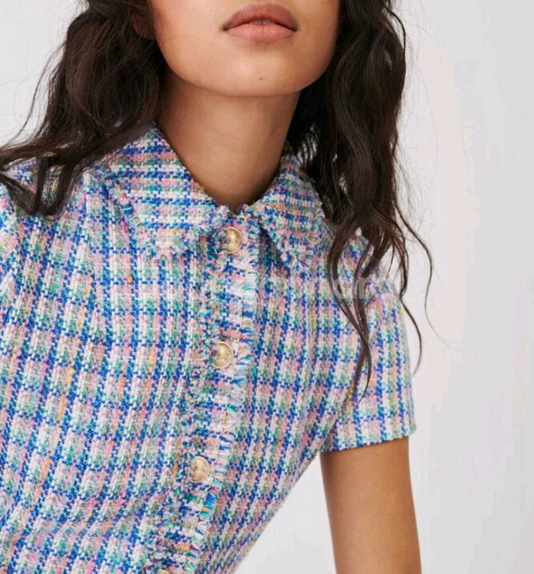 마쥬 maje 트위드 원피스 36 (택달린새옷)--2