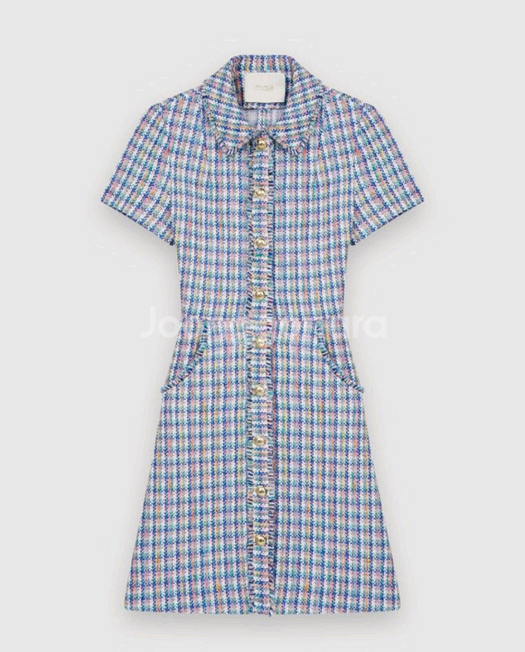 마쥬 maje 트위드 원피스 36 (택달린새옷)--4