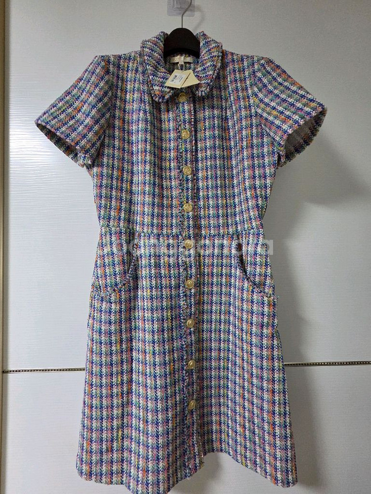 마쥬 maje 트위드 원피스 36 (택달린새옷)--8