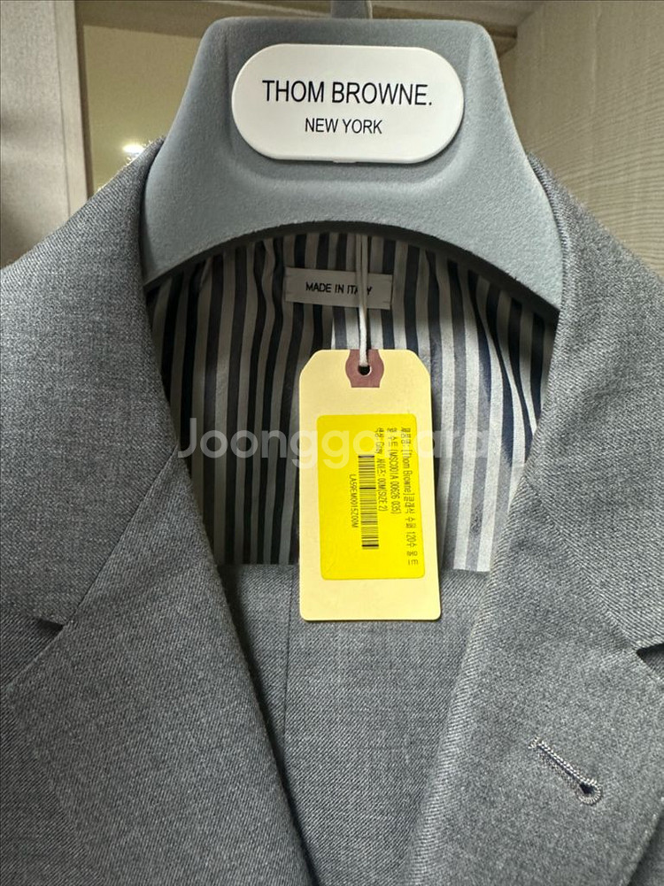 미드그레이 톰브라운 수트+톰브셔츠+타이--0