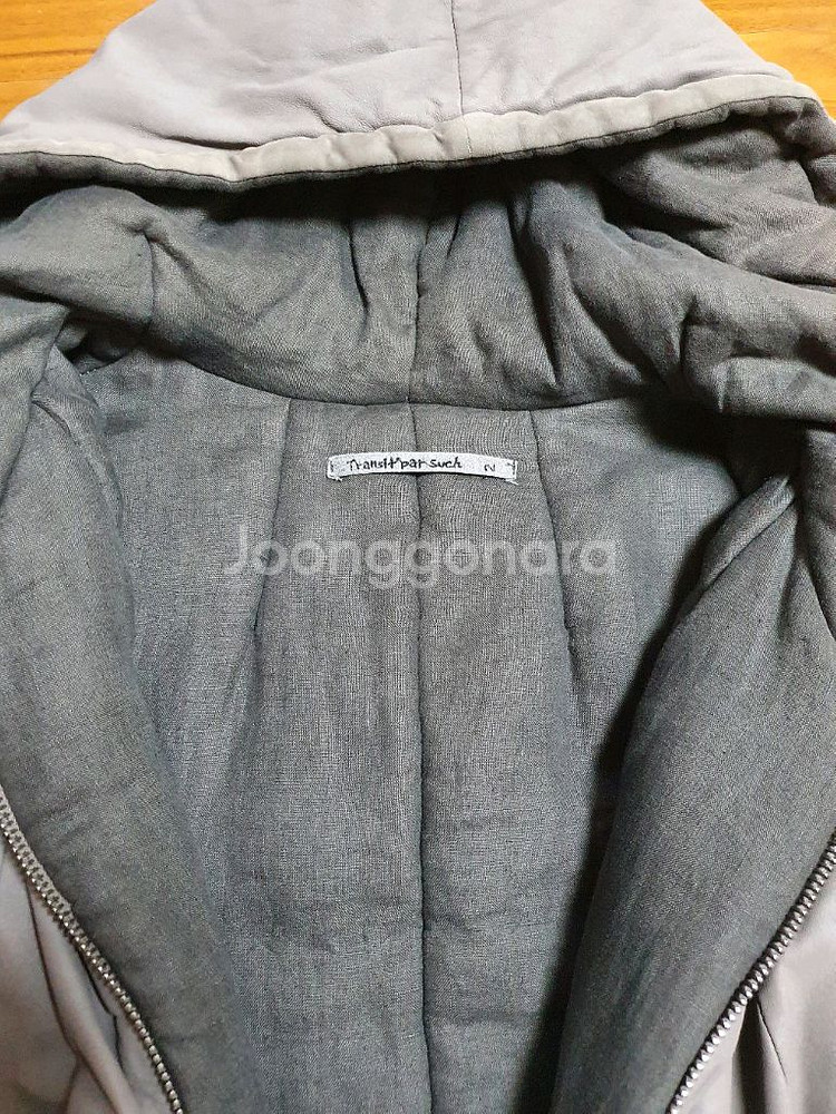 Transit 후드 패딩 코트55--7