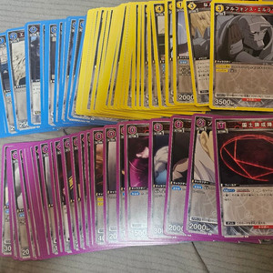 강철의 연금술사 유니온 아레나 카드 70장 노중복 일괄