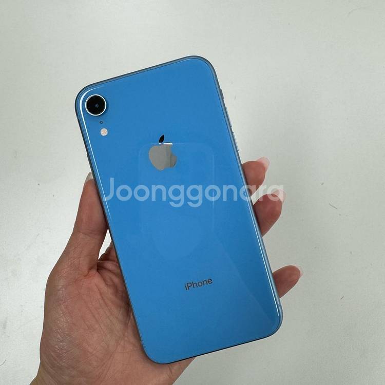 아이폰XR 64기가 공기계 블루 퀵가능택배가능 깨끗--0