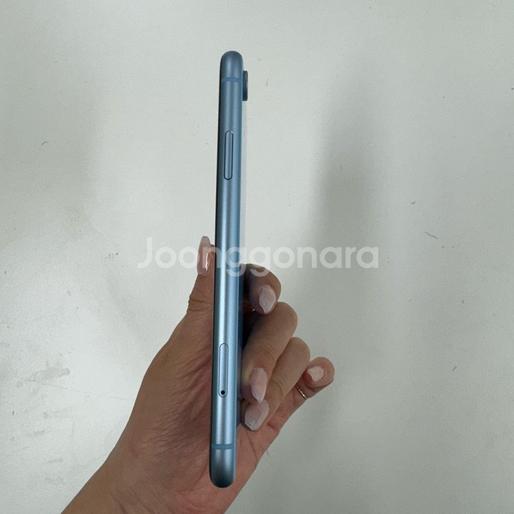 아이폰XR 64기가 공기계 블루 퀵가능택배가능 깨끗--4