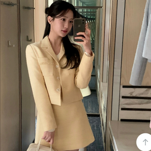 아뜨랑스 리빗 트위드자켓