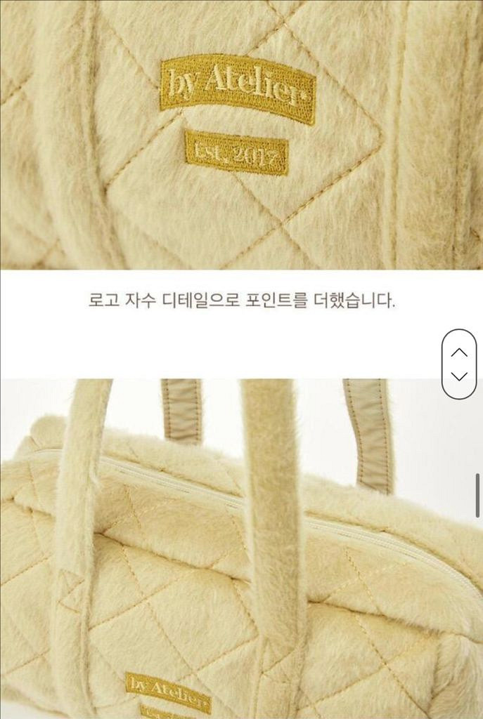 바이아틀리에 마일백 숄더백 버터색상--3