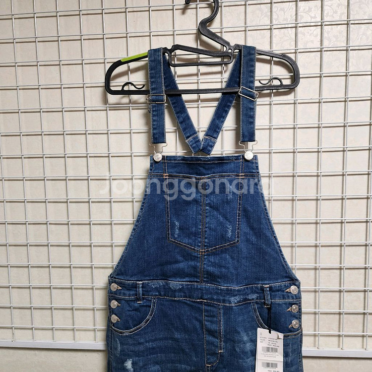 (새상품)클라이더앤멜빵치마(여90)--1